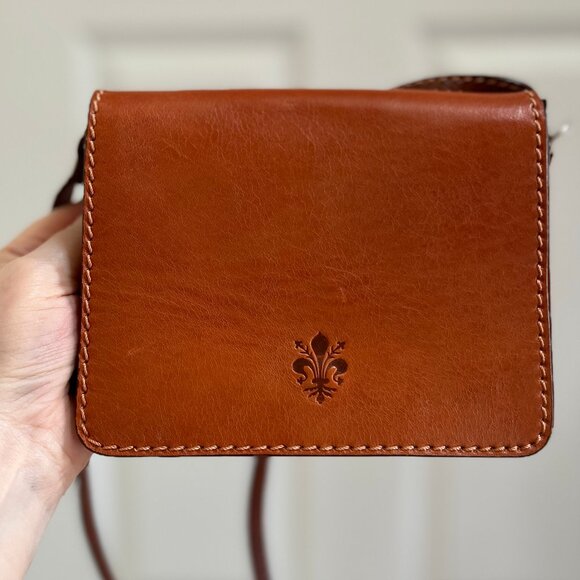 Vera Pelle Brown Crossbody Bag - Picture 1 of 15